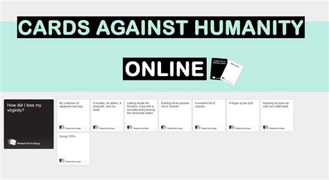 cards of humanity play online|cards against humanity online unblocked.